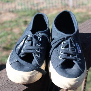 Superga Cotu Classic White/Navy EU 37.5 Good Condition